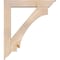 Ekena Millwork Imperial Traditional Smooth Bracket w/ Offset Brace, Douglas Fir, 7 1/2"W x 42"D x 48"H BKT0806X42X48IMP01SDF - alternate 4